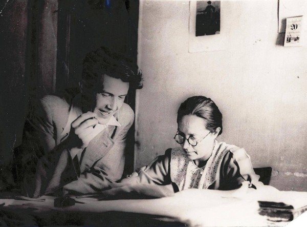 История экспоната «Фото В.Т. Ющенко и О.К. Кретовой. 1945»