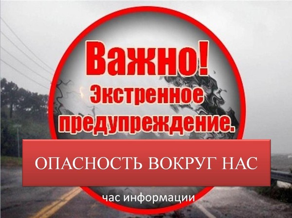 Час информации «Опасность вокруг нас» по профилактике ЧС