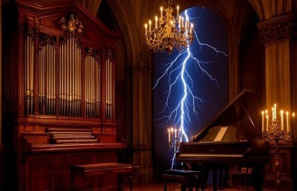 Рок-хиты на органе и клавесине при свечах. Богемный Петербург