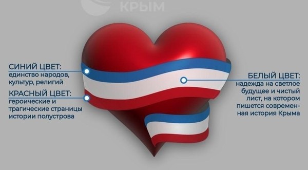 Информационная выставка«Трех цветов у Крыма флаг, каждый цвет для всех знак»