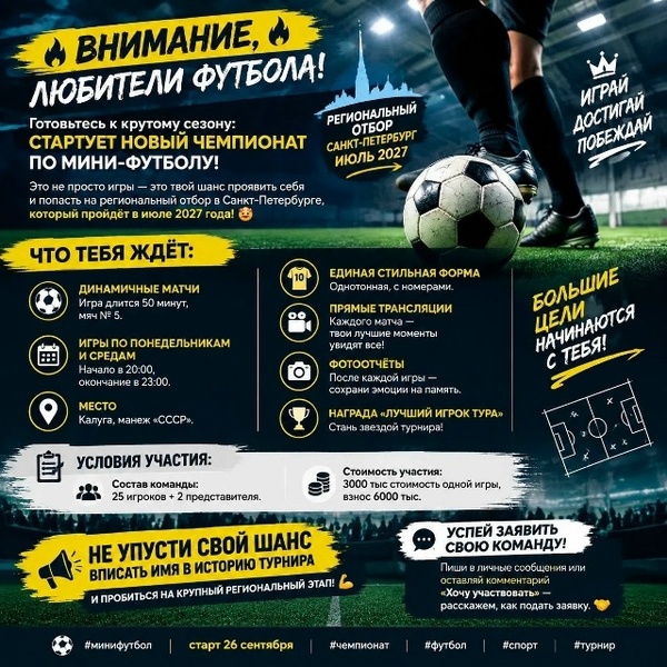 Чемпионат по мини-футболу