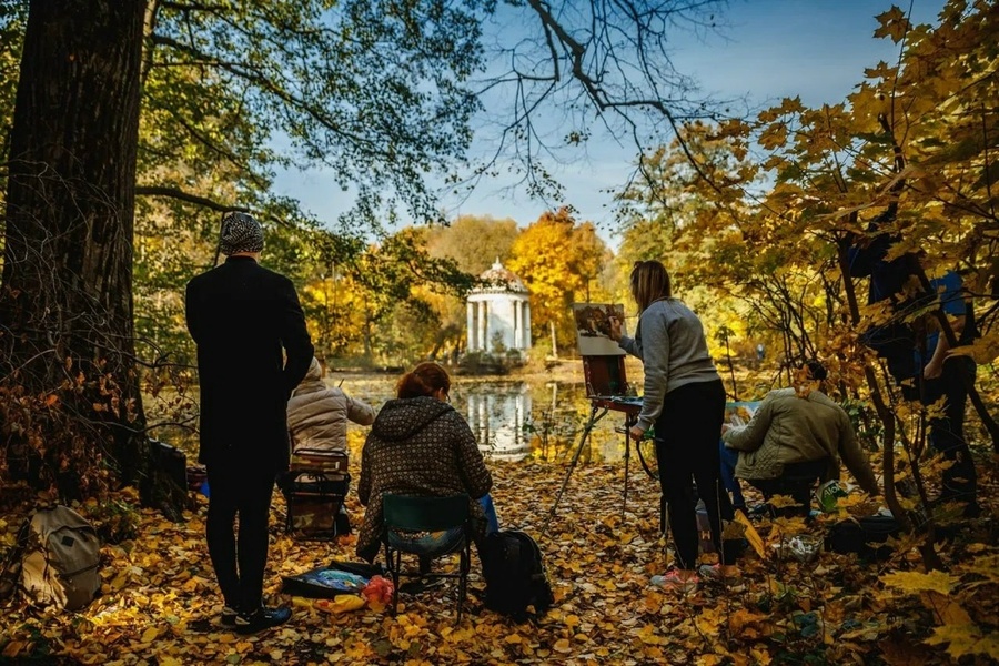 Осенний пленэр-день в усадьбе Быково