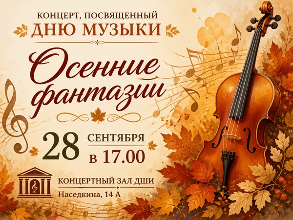 Концерт, посвященный Дню музыки <<Осенние фантазии>>