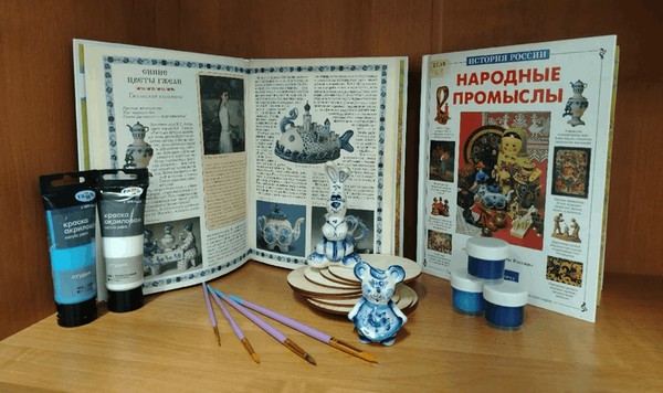 Мастер-класс «Сказочная гжель»