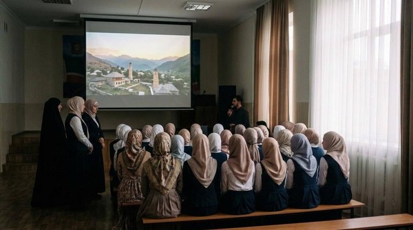 Показ видеоролика «Наш общий дом – Чечня»