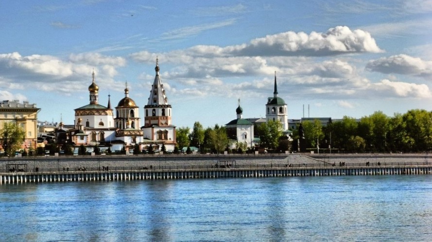 Крестный ход по случаю прибытия православной святыни