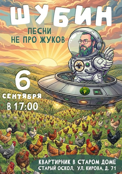 Концерт Саши Шубина