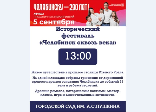 Челябинск сквозь века