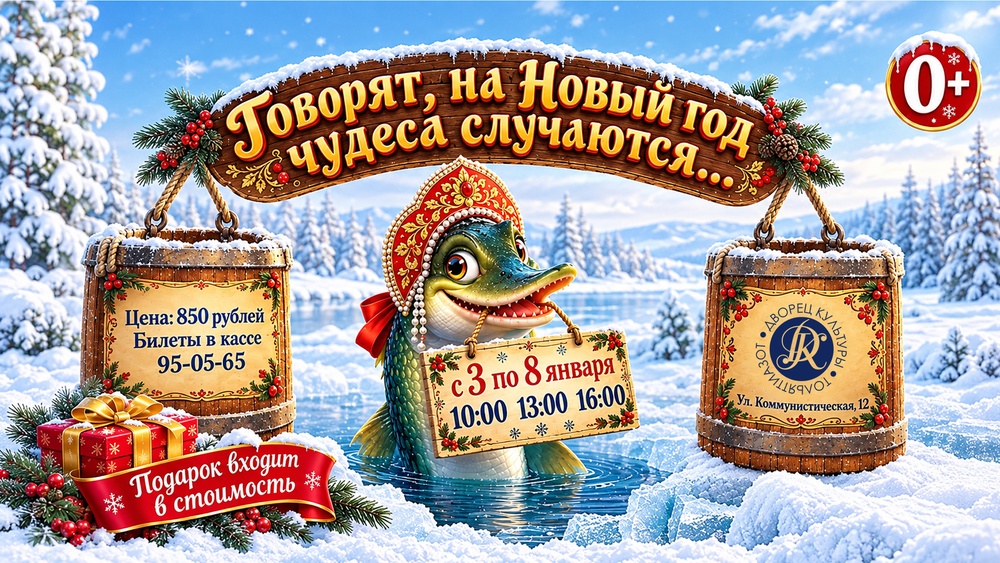 Новогоднее представление «Говорят, на Новый год чудеса случаются» 0+