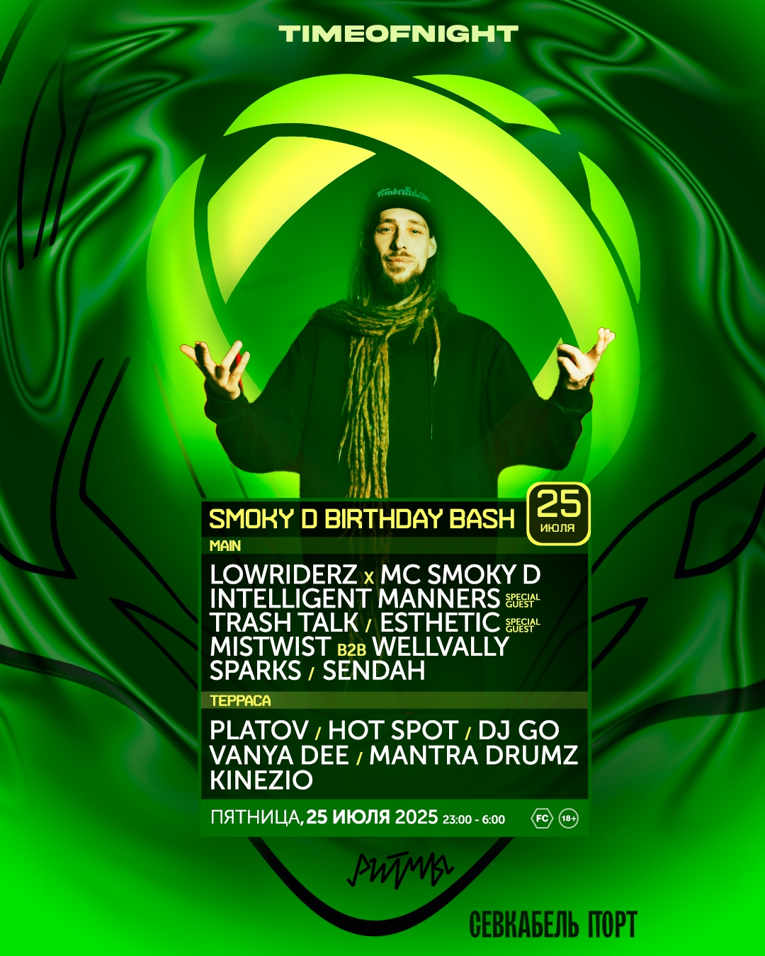 Smoky D Birthday Bash в Ритмах