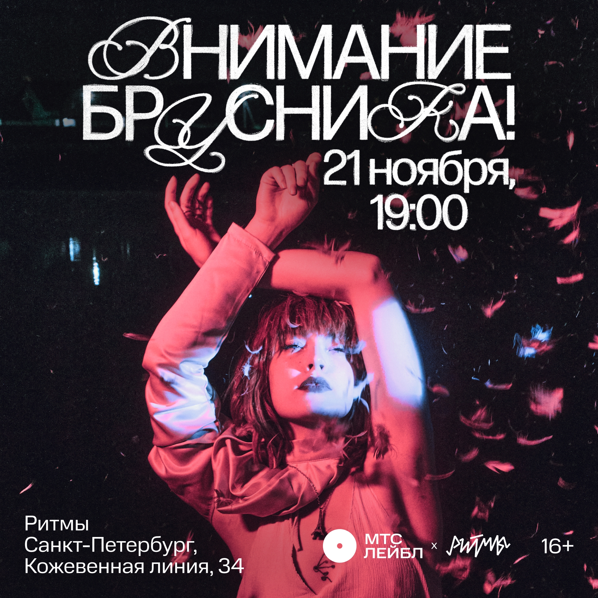 Концерт группы Внимание Брусника в Ритмах