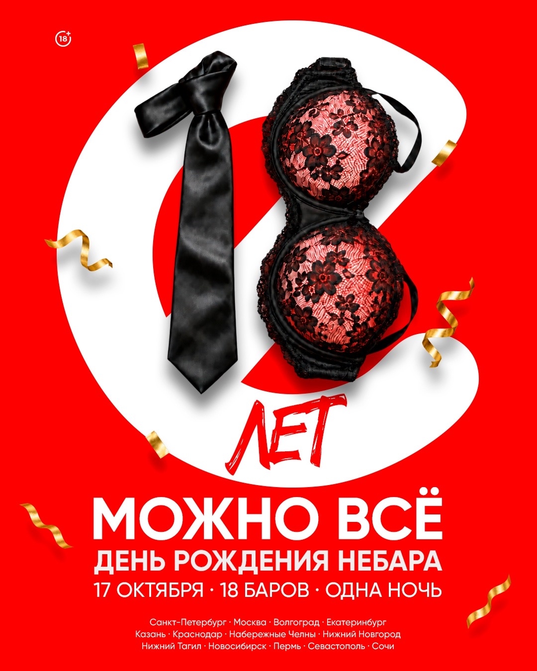 18-летие сети в баре Nebar