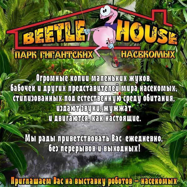 Парк гигантских насекомых "Beetle House"